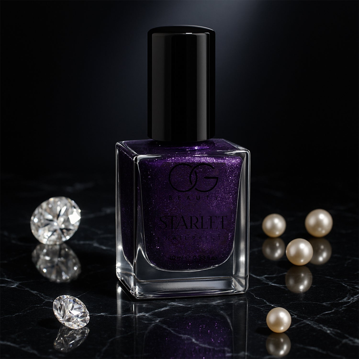 OG Beauty Purple Dazzle Starlet Glitter Nail Paint (10 ML / 1 Pc) OG Beauty Purple Dazzle Starlet Glitter Nail Paint (10 ML / 1 Pc)